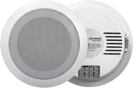 AEX CA564E 6W Ceiling Loudspeaker c/w ABS Enclosure (Spring/Mesh)