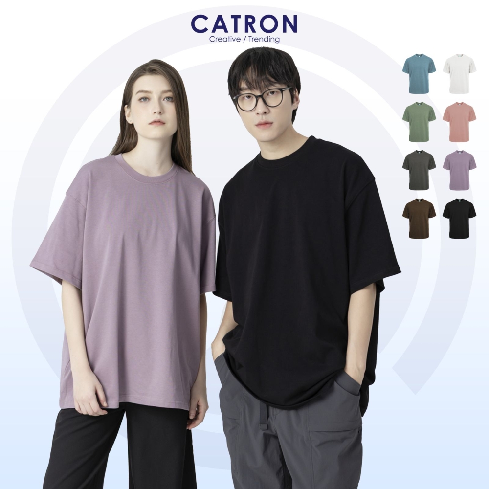 AG280 Short Sleeve Round Neck Oversize T-Shirt (280gsm)
