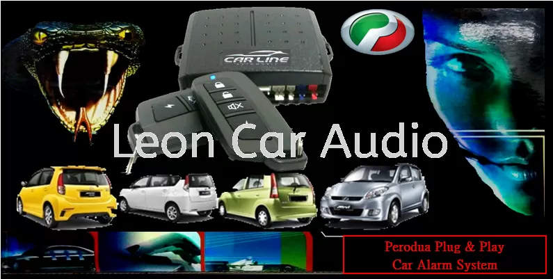 Perodua Myvi Viva Alza Plug and Play Full Set Car Alarm System