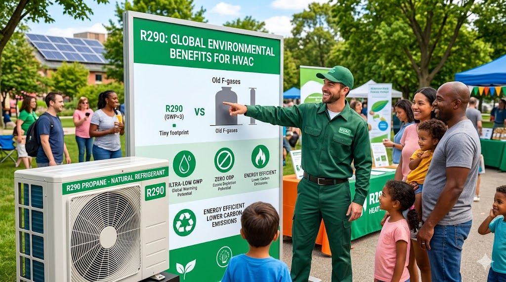 R290 global environmental benefits HVAC