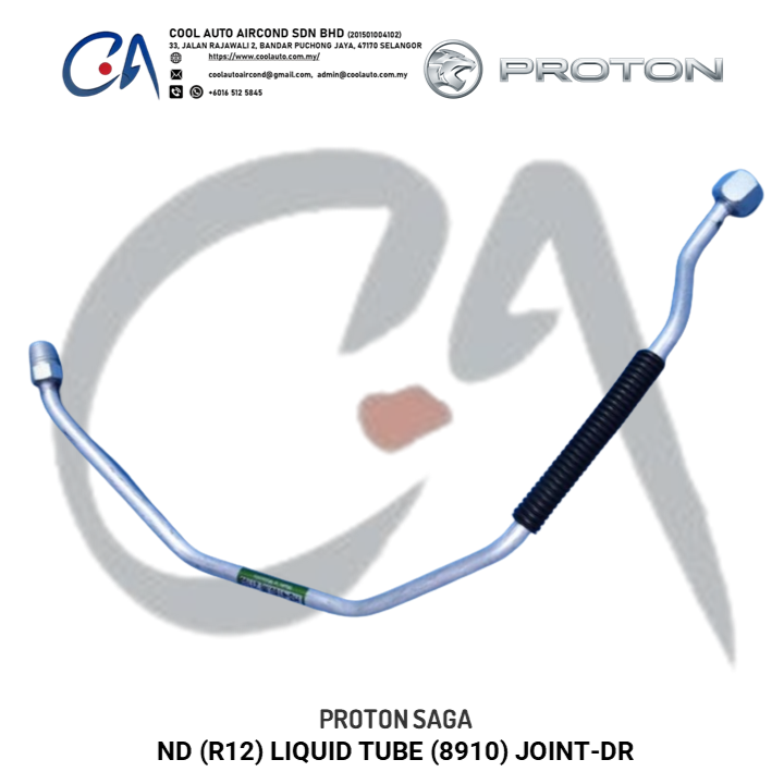 PROTON SAGA ND (R12) LIQUID TUBE (8910) JOINT-DR