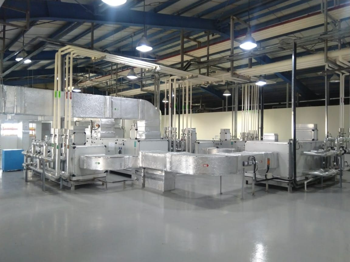 GMP compliant HVAC and chiller integration