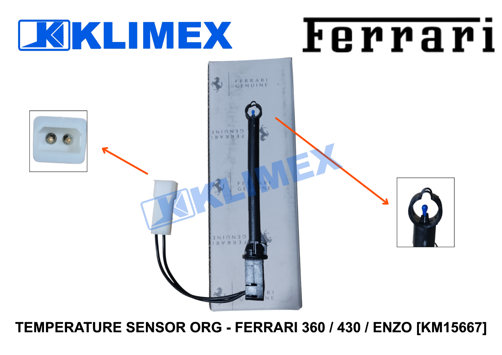 TEMPERATURE SENSOR ORG - FERRARI 360 _ 430 _ ENZO [KM15667]