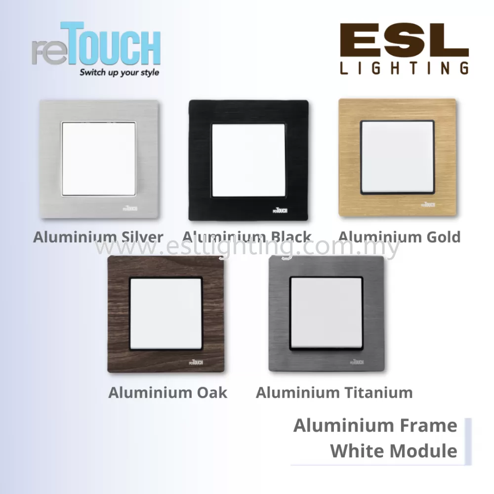 RETOUCH GRAND ELEMENTS - ALUMINIUM FRAME - WHITE MODULE 