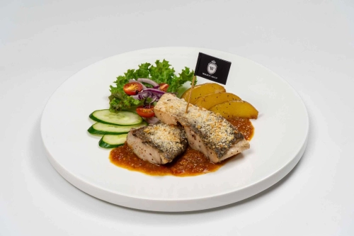 Crispy Seabass with Asam Sauce