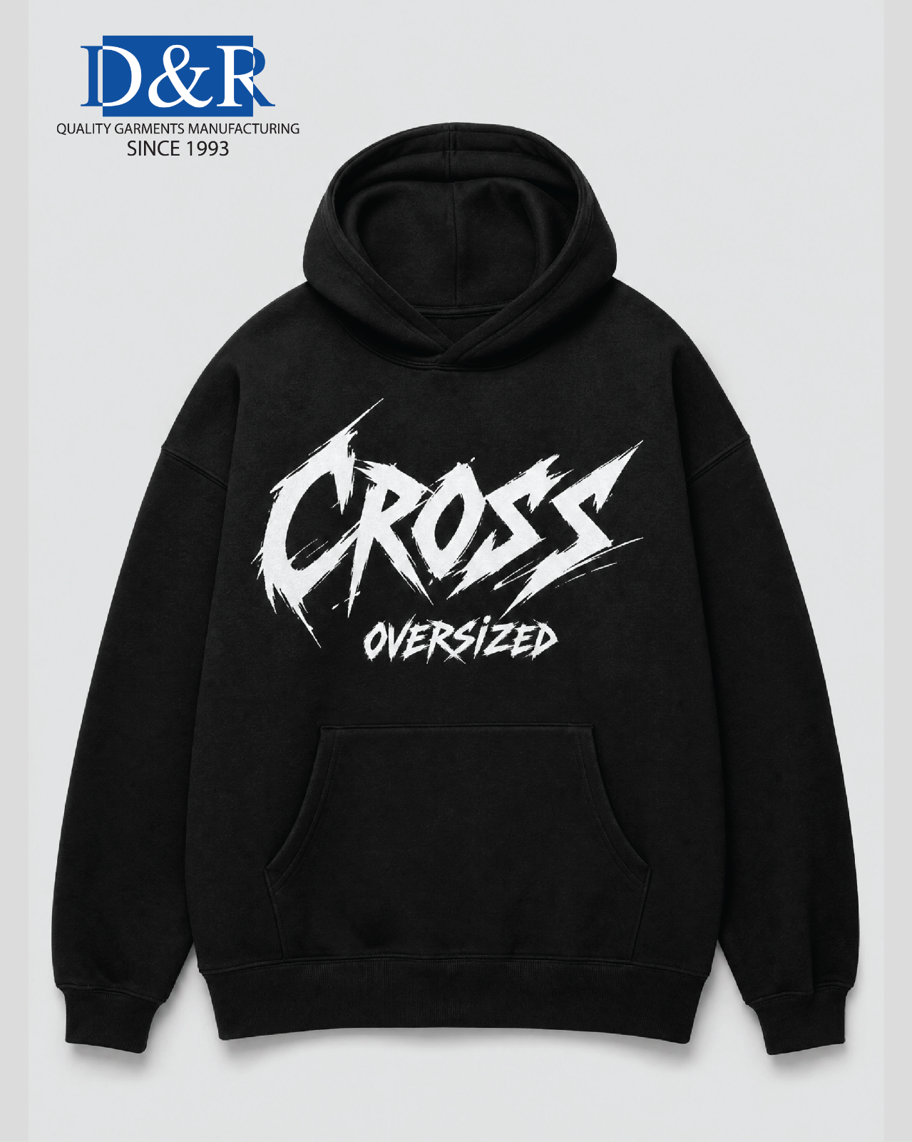 CROSS OVERSIZED Hoodie