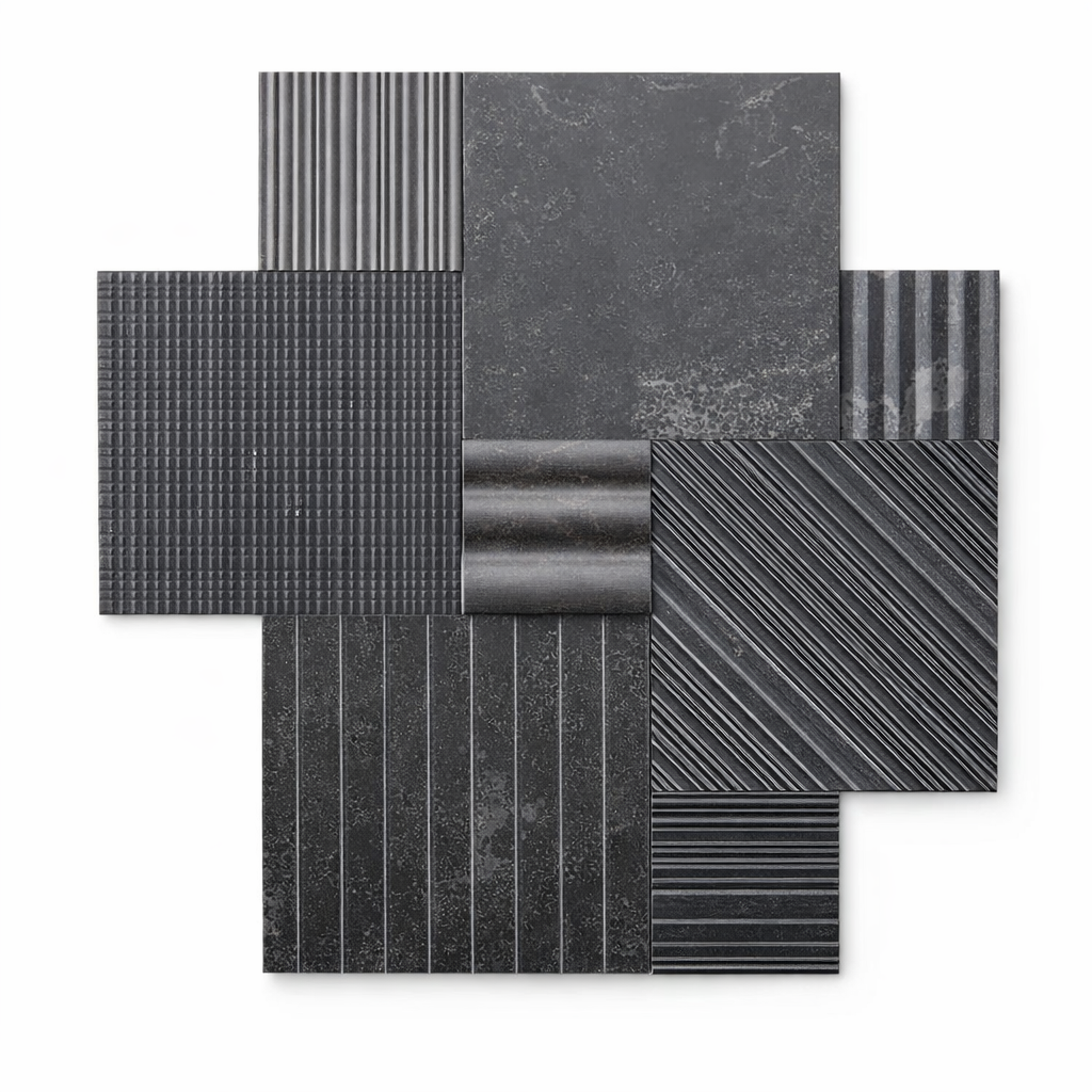 WF-X-BLACK MACQUEEN (SPACE X NATURAL MARBLE CLADDING TILE)