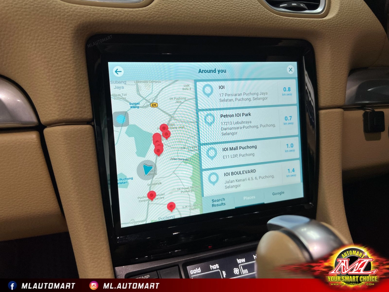 Porsche Cayman 718 Android Monitor