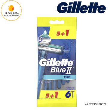 GILLETTE BLUE II PLUS SENSITIVE DISPOSABLE (5S+1) 6S *8377