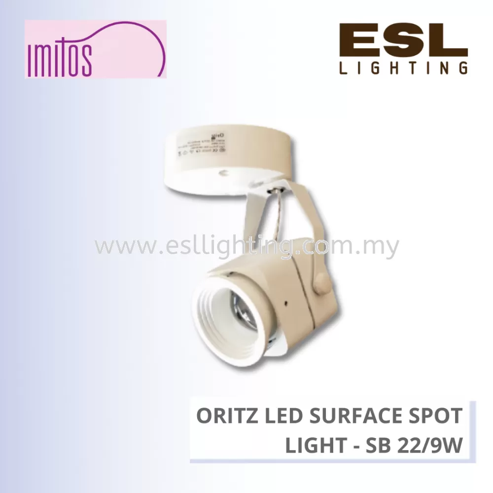 IMITOS ORITZ LED SURFACE SPOT LIGHT 9W - SB 22/9W