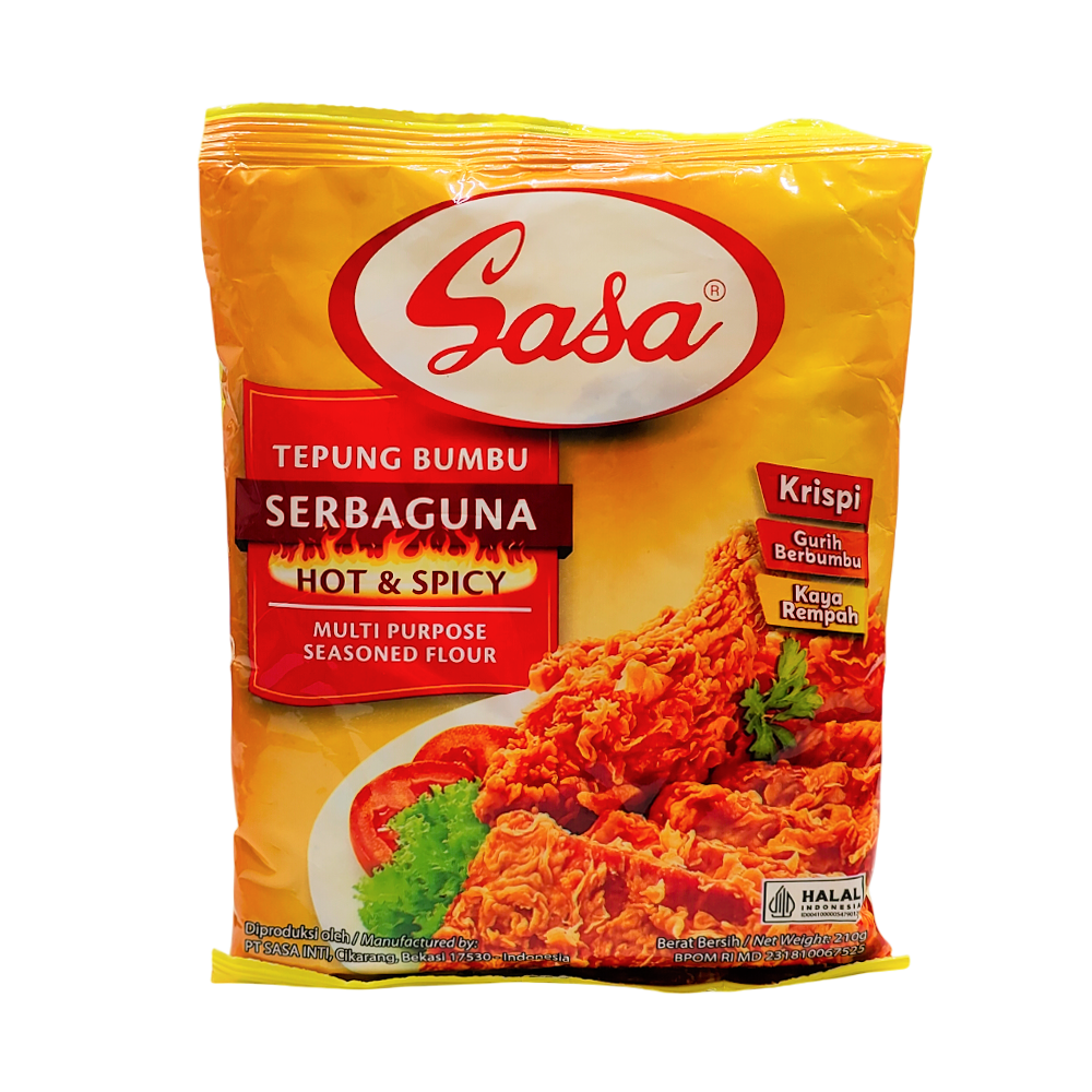 Sasa Tepung Bumbu Serba Guna Hot & Spicy / Multi Purpose Seasoned Flour 210g