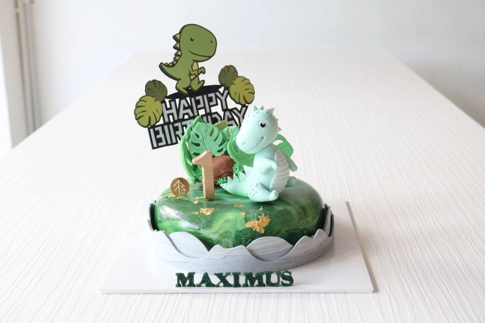 Dinosaur Entremet Mousse Cake