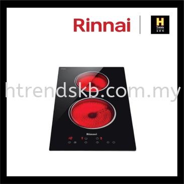 Rinnai 30cm 2-zone Vitroceramic Hob (Glass) RB-3012E-CB