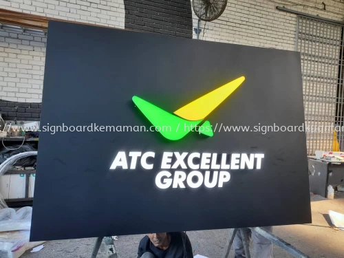 ATC EXCELLENT GROUP OUTDOOR 3D BOX UP LED FRONTLIT SIGNAGE SIGNBOARD AT SEMAMBU AIR PUTIH KUANTAN PAHANG MALAYSIA