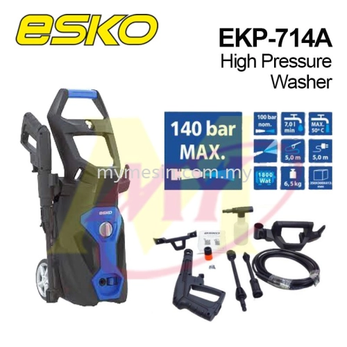 Esko EKP-714A 140 Bar 1800W High Pressure  Cleaner 