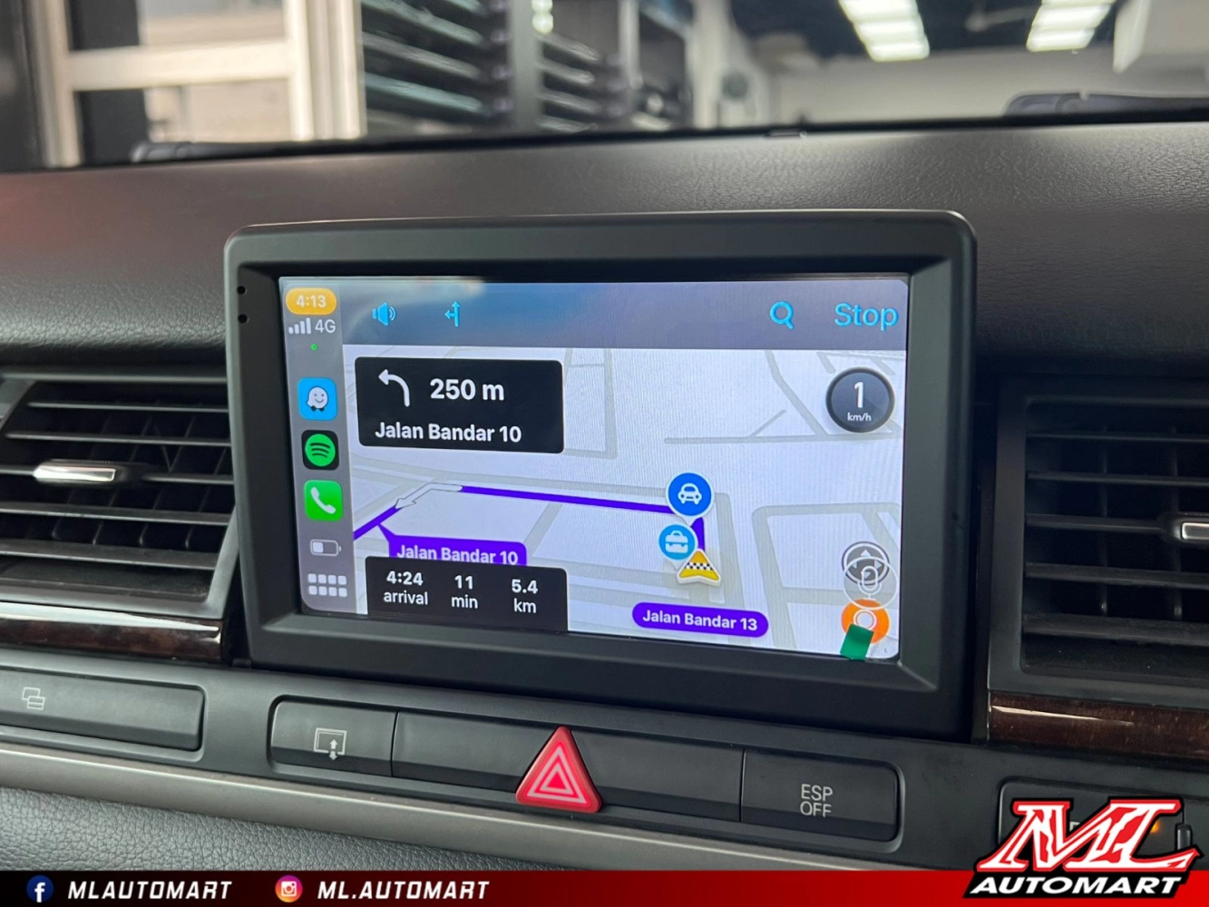 Audi A8 D3 Android Monitor