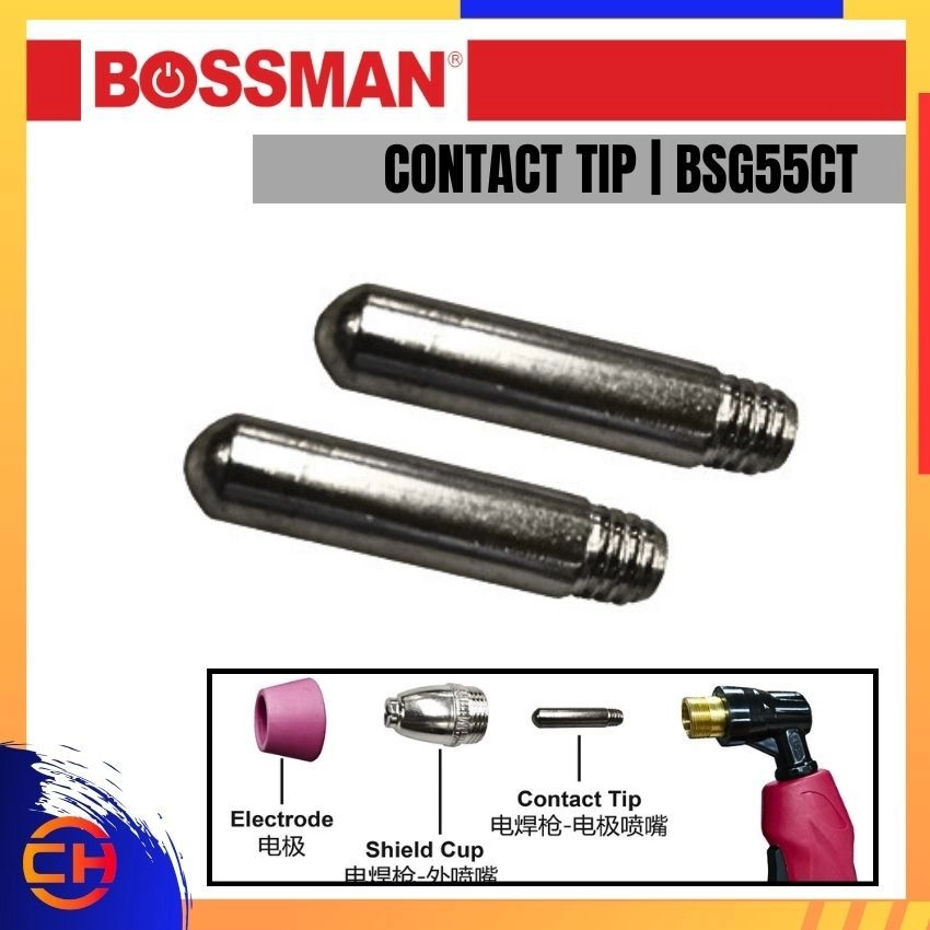 BOSSMAN PLASMA CUTTING TORCH SG55 BSG55CT CONTACT TIP 