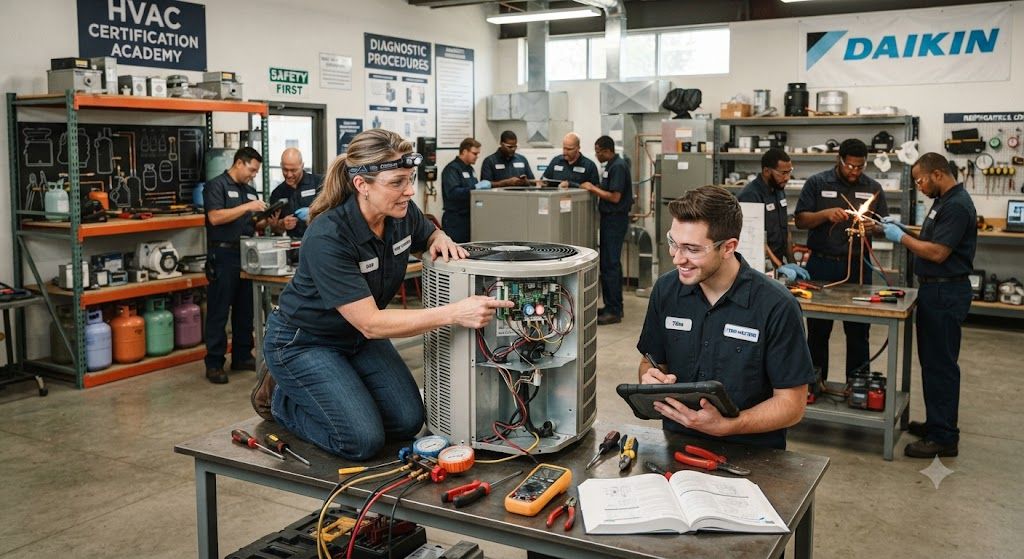 HVAC installation certification training