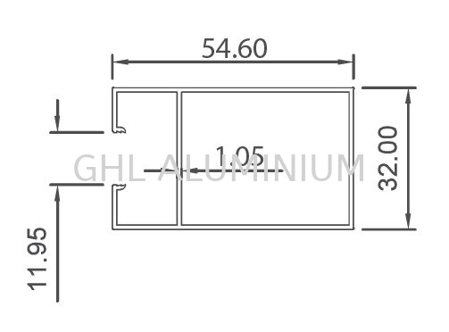 Standard Sliding Door(1.05mm)