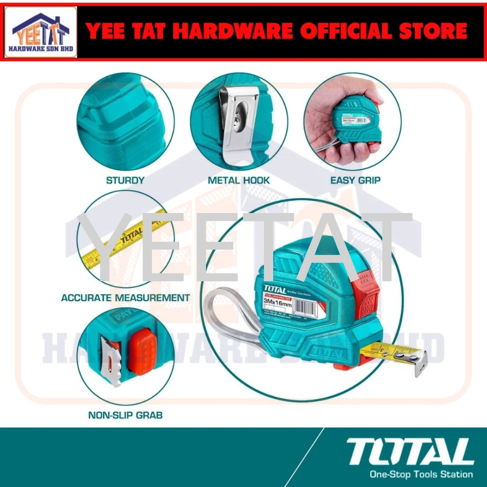 [ TOTAL ] TMT126321 TMT126331 STEEL MEASURING TAPE