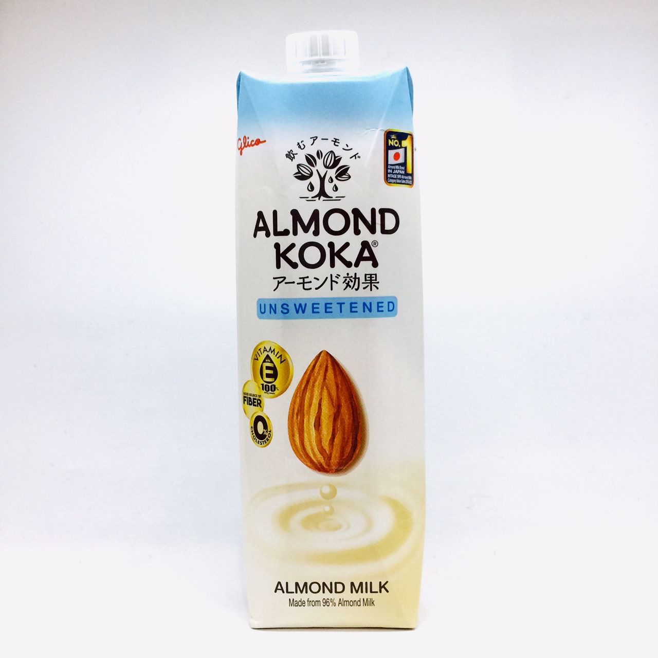 Glico Almond Koka Unsweetened Milk日本無糖杏仁果奶1L