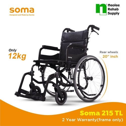 SOMA 215 TL ULTRA LIGHTWEIGHT WHEELCHAIR (20'')