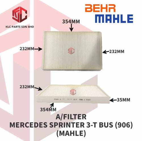 AIR FILTER MERCEDES SPRINTER 3-T BUS (906) (MAHLE)