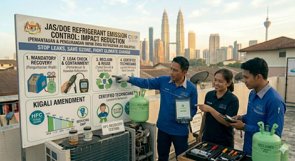 refrigerant environmental impact reduction Malaysia DOE