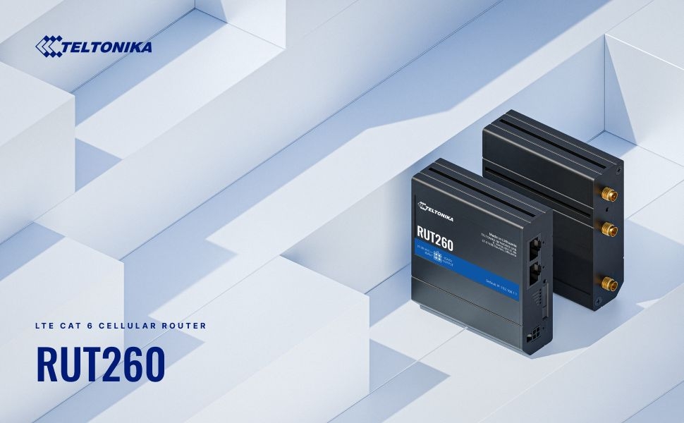 RUT260 LTE CAT 6 CELLULAR ROUTER