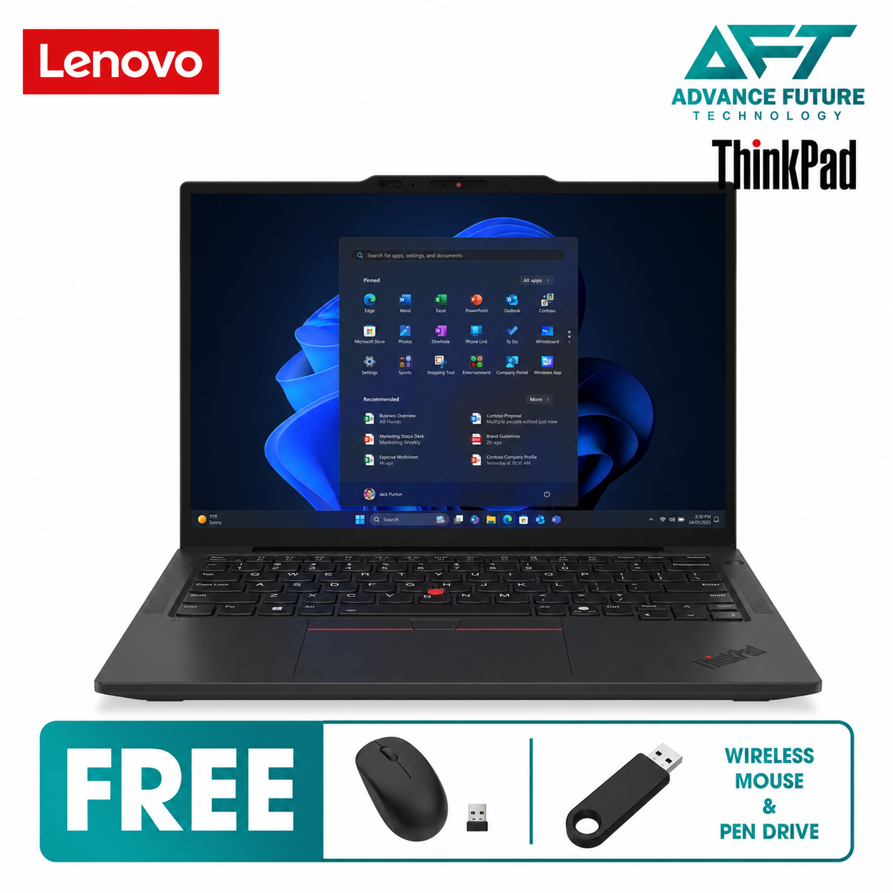 Lenovo ThinkPad X13 Gen 6 21RK0003MA 13.3'' WUXGA Business Laptop Black ( Intel Core Ultra 5 225U, 16GB, 512GB SSD, Intel, W11Pro )