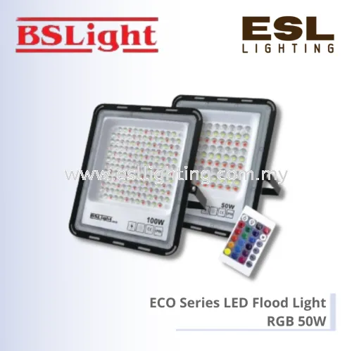 BSLIGHT ECO SERIES LED Flood Light RGB 50W - BSFL-3050-1/RGB IP66