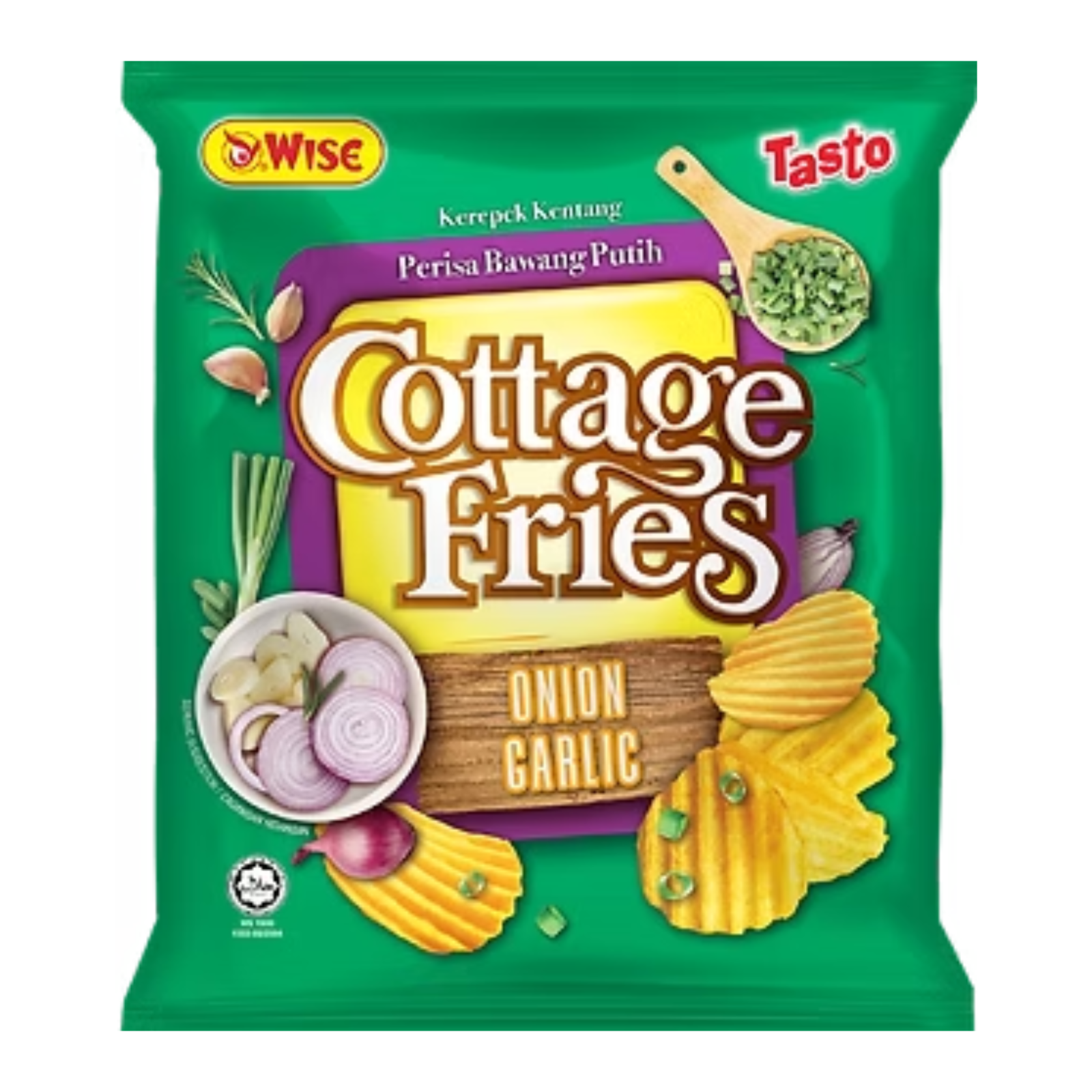Wise Cottage Fries Onion Garlic Potato Chips 60g