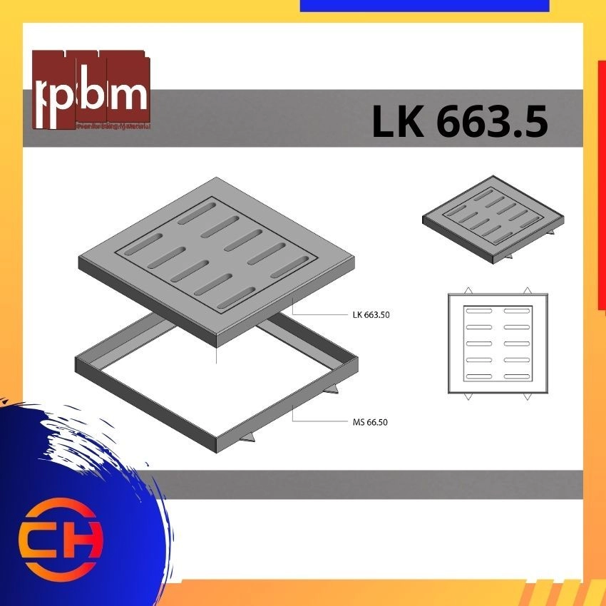 CONCRETE DRAIN COVER LK 663.5