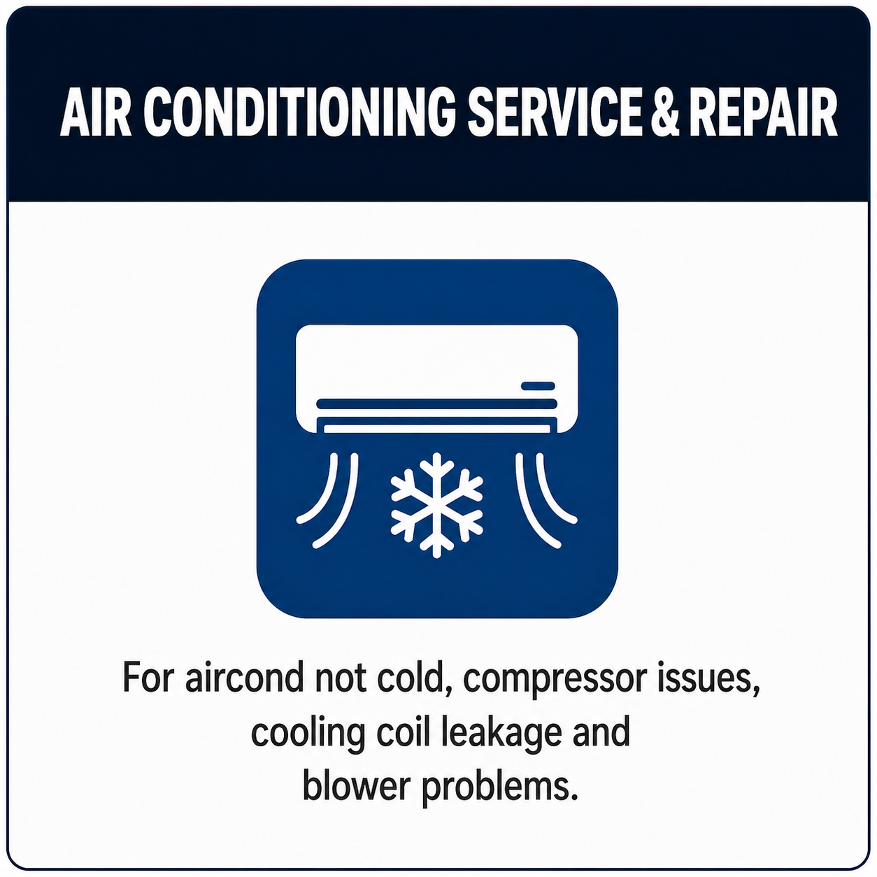 Air Conditiong Service & Repair