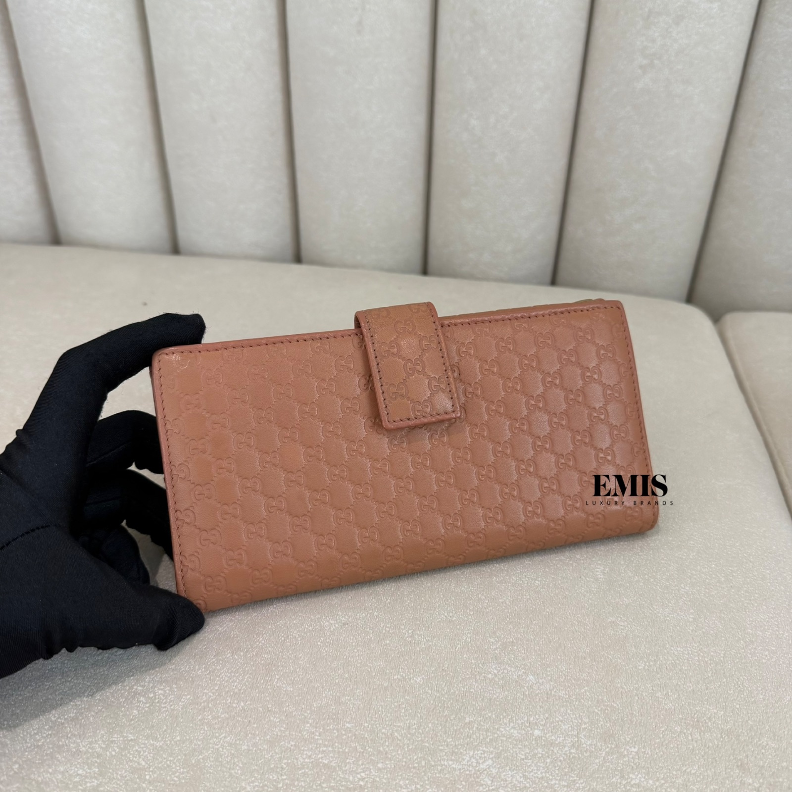 Guccisimma Flap Long Wallet- Preloved Luxury Wallet