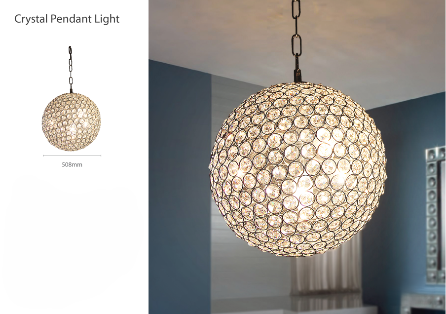 Crystal Pendant Light