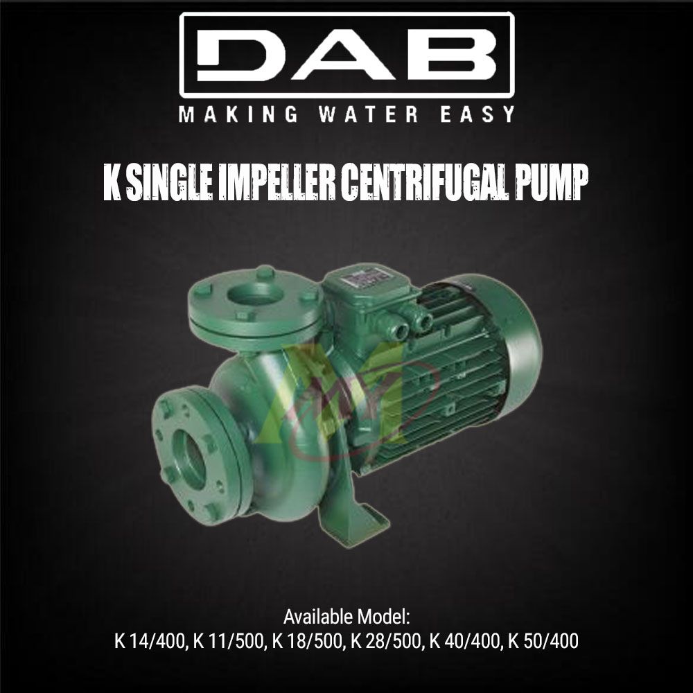 DAB K Single Impeller Centrifugal Electric Pump for Water Supply In Domestic, Industrial