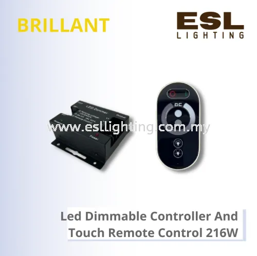 BRILLANT LED Dimmable Controller And Touch Remote Control 216W - BJI-LED DIMMER