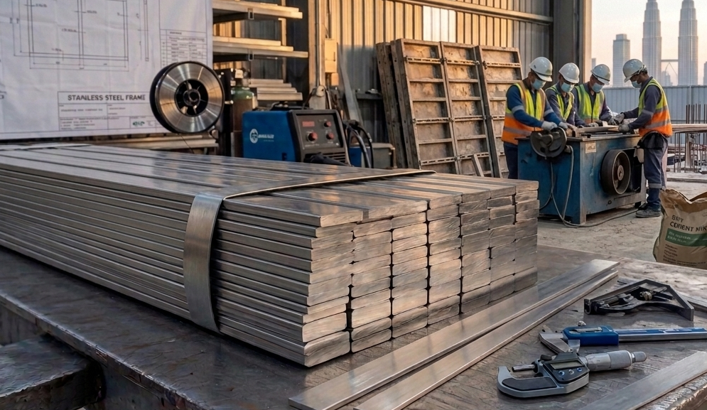 STAINLESS STEEL 316/L FLAT BAR 1/2"