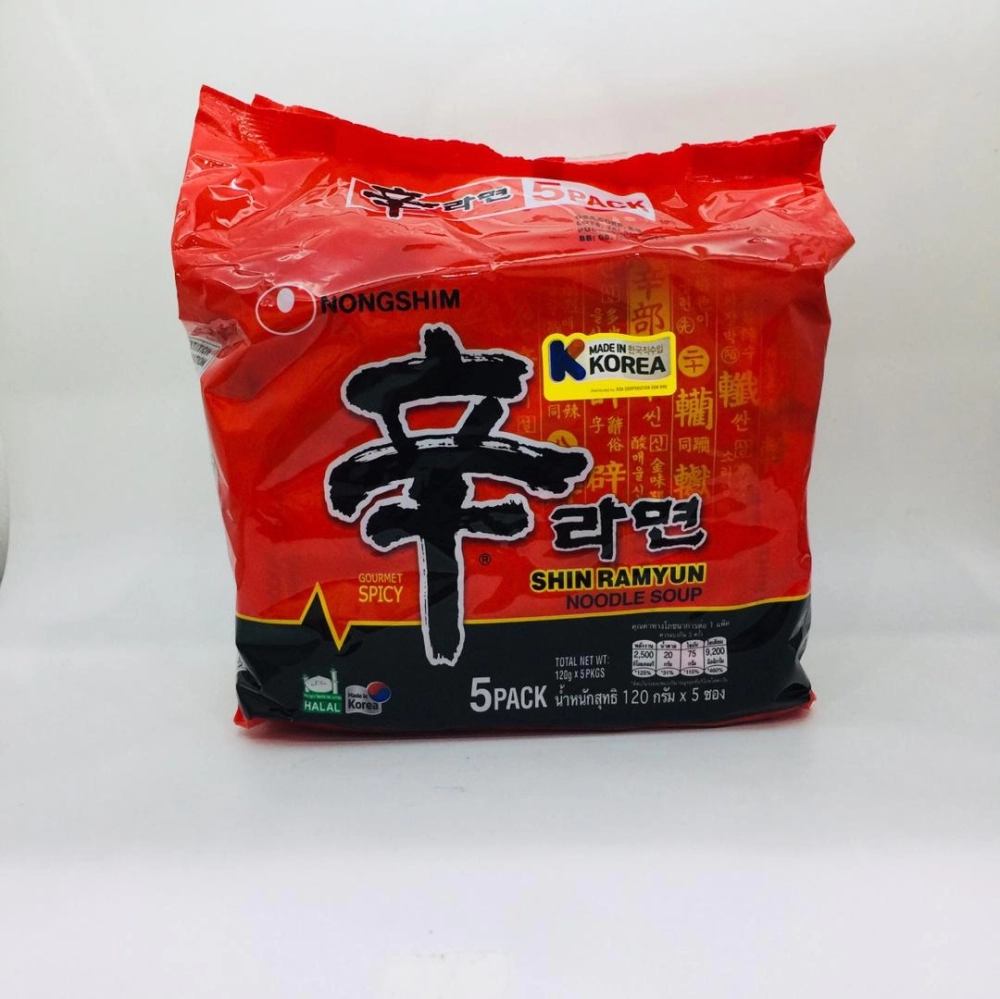 Nongshim Shin Ramyun辛拉麵(MIK) 5pkt