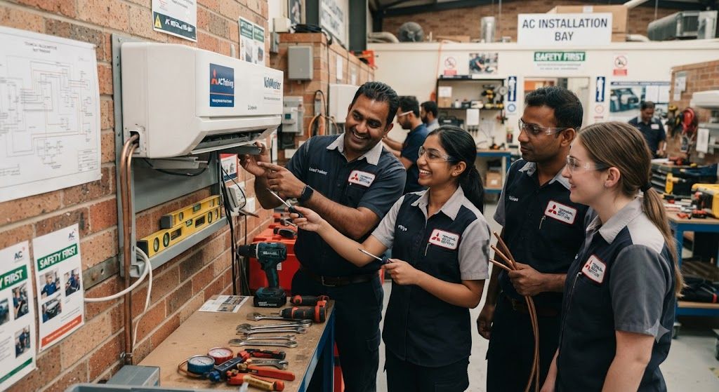 Split AC installation training
