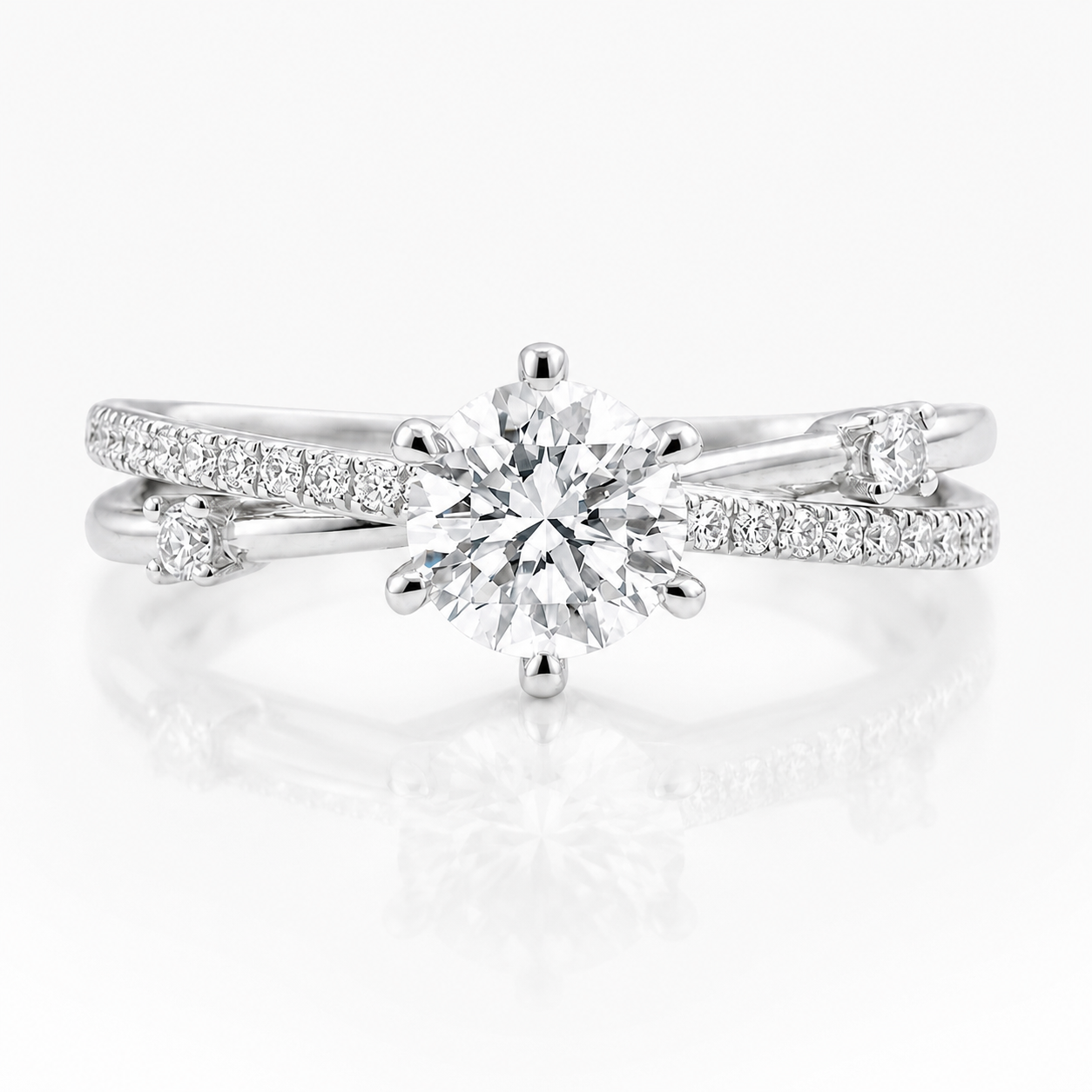 Roman & Co庐 Vinea Engagement Ring