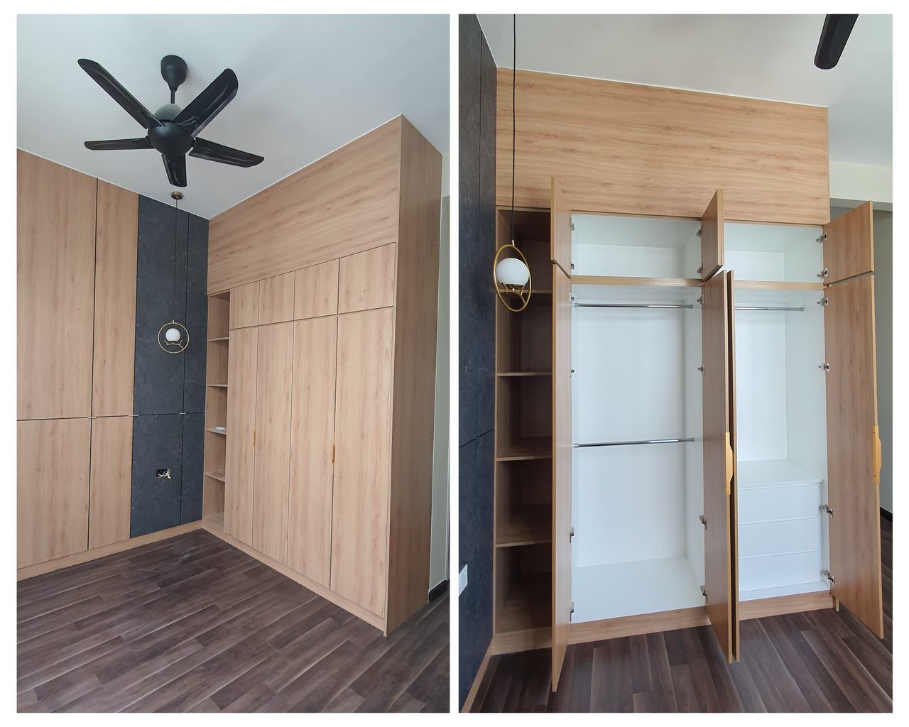 4 Panels Wardrobe Cabinets