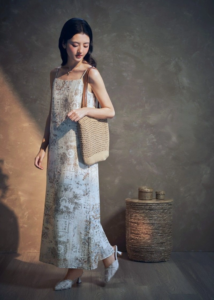 bohemian dress malaysia LOLA BOHEMIAN HALTER MAXI DRESS