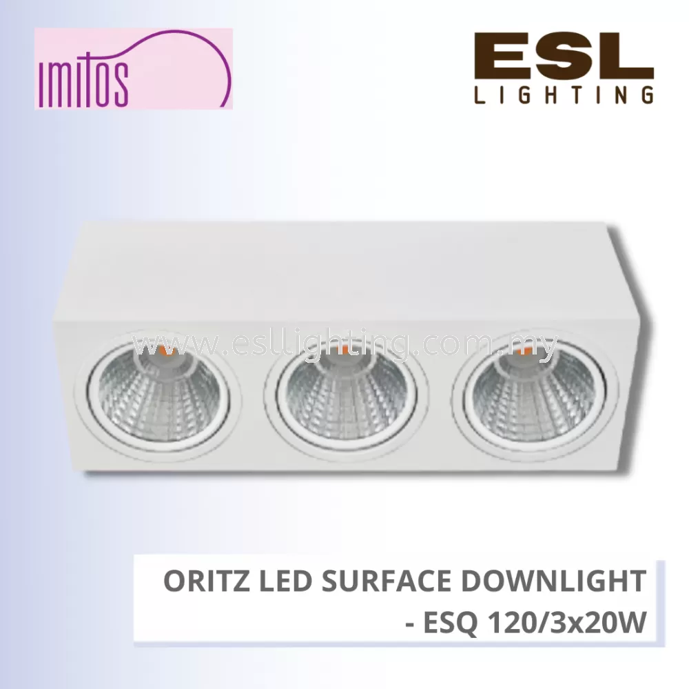 IMITOS ORITZ LED SURFACE EYEBALL 3x20W - ESQ 120/3x20W