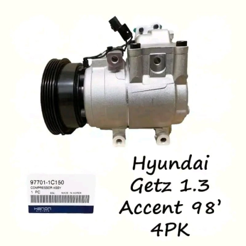 Hanon A/C Compressor (Hyundai Getz 1.3 / Accent 98' 4PK)
