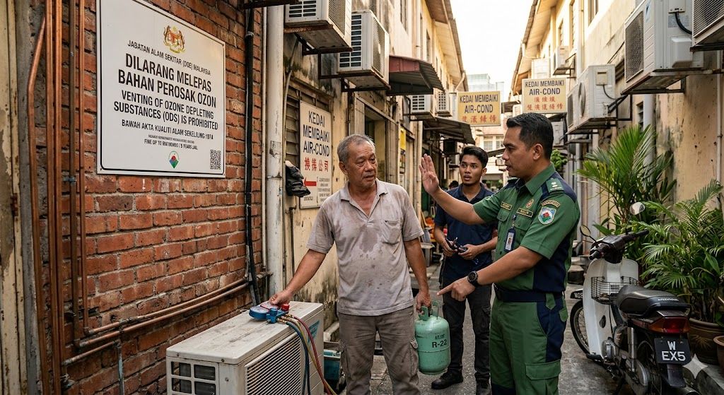 ozone depleting substances venting prohibition Malaysia