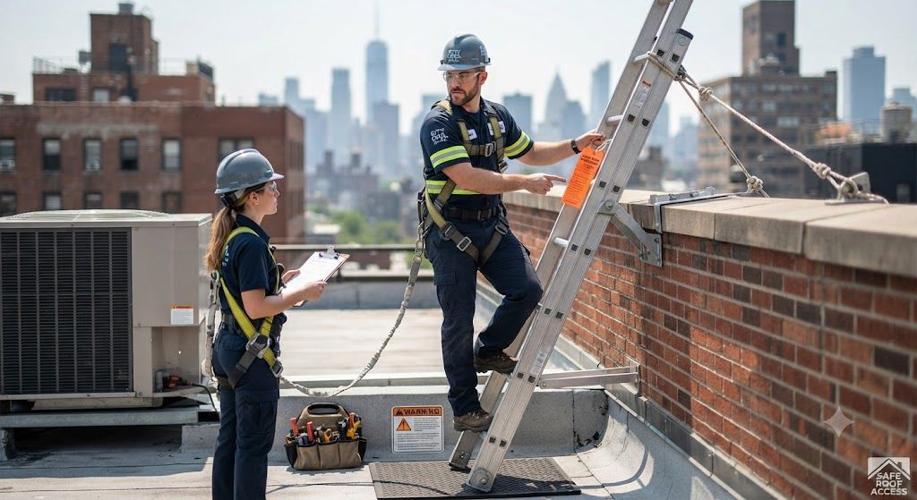aircond technician ladder safety procedures