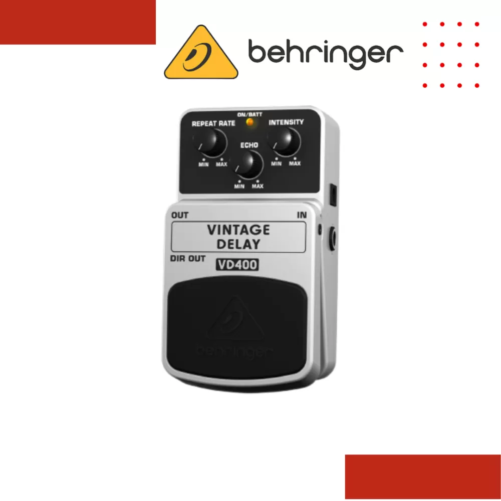 Behringer VD400 Vintage Delay Guitar Effects Pedal