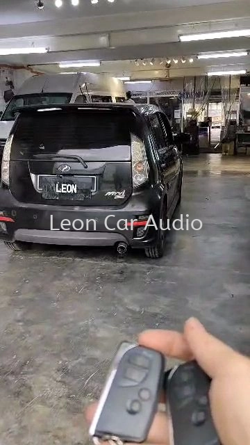 Perodua myvi icon lagi best PKE fully Keyless intelligent smart alarm system with Push start button and engine auto start